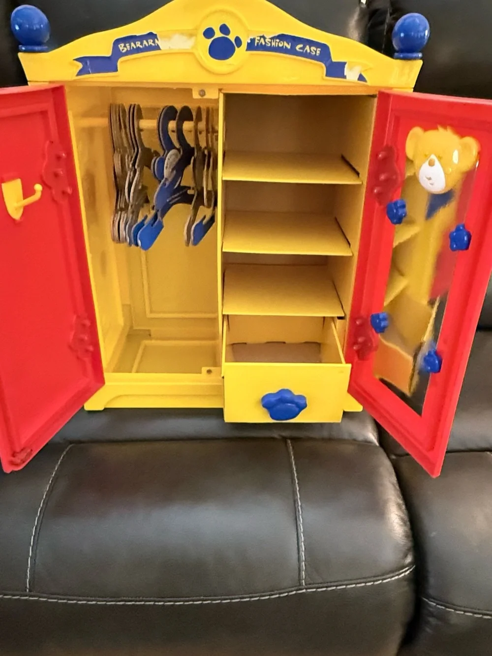 Build the bears closet with 2  Teddy Bear Stuffed and clothings